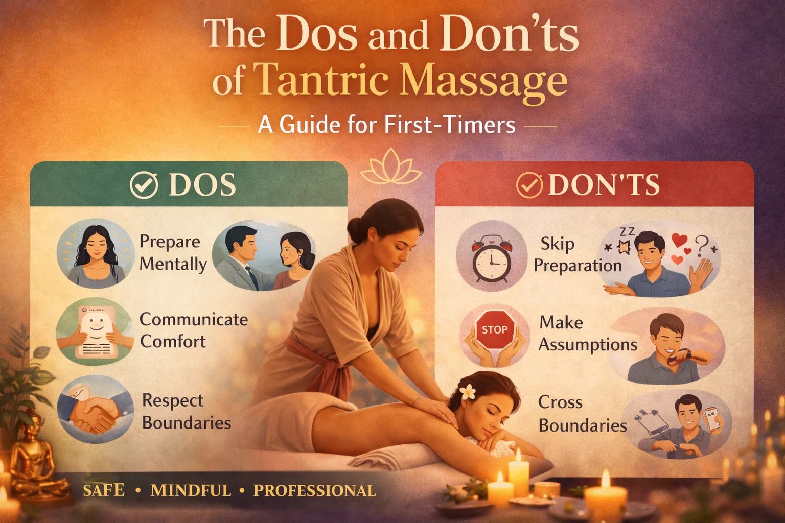 The Dos and Don’ts of Tantric Massage: A Guide for First Timers