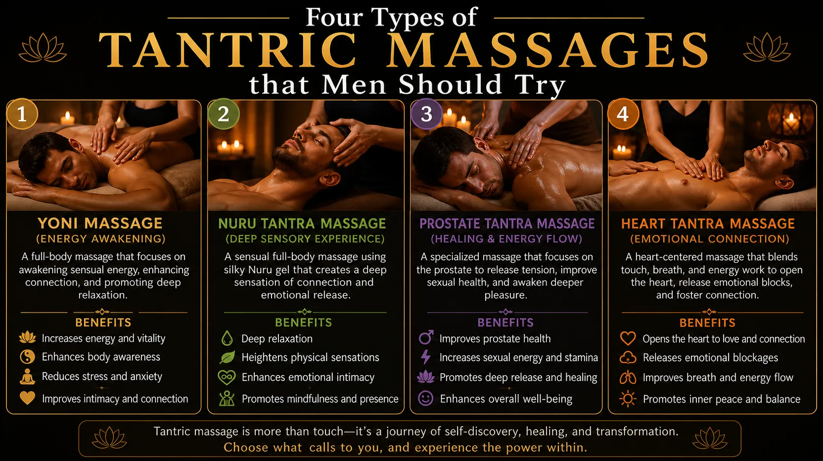 Four Types of Tantric Massages that Men Should Try